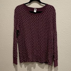 Gap Waffle Thermal Long Sleeve Shirt